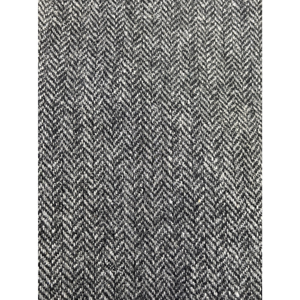 Vintage Barrington Herringbone Tweed Wool Sport Coat Jacket 44L Two Button Gray - Picture 8 of 16